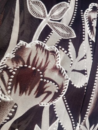 Falda larga estampada floral
