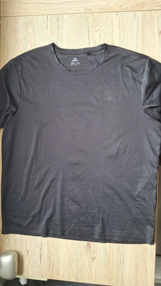 Camiseta deportiva negra talla XL