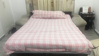 Sofá Cama Reclinable 2 Plazas Gris