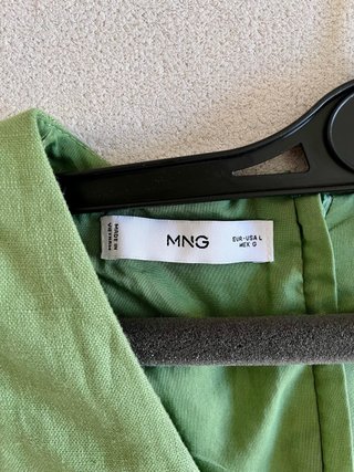 Mono Mango Lino Verde Talla L
