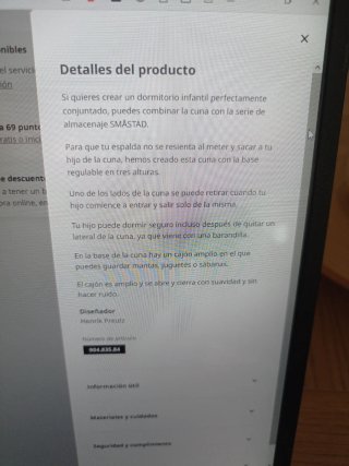 Cuna Evolutiva MYLLRA Ikea