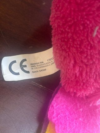Peluche pappagallo rosa
