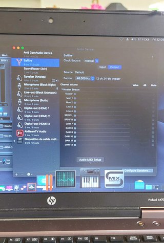 Portátil HP 6470b + Focusrite Saffire Pro 14