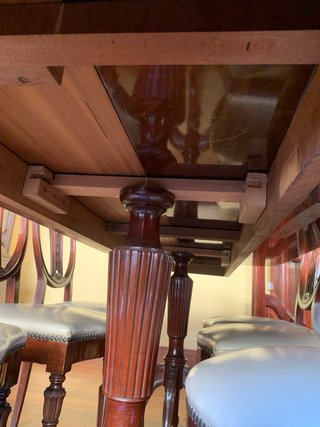 Mesa comedor y 6 sillas madera