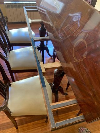 Mesa comedor y 6 sillas madera