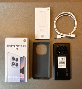 Xiaomi Redmi Note 14 Pro • Midnight Black