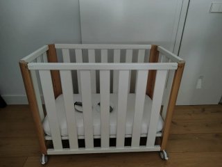 Minicuna Doco Sleeping 120x60 + Colchón Ecus Care