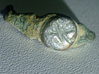 Anillo tardorromano/visigodo de bronce