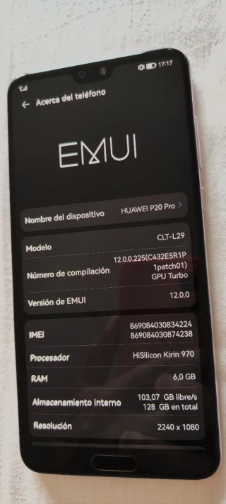 Huawei P20 Pro perfecto. Batería nueva.