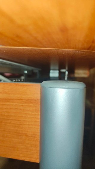 Mesa de cocina plegable madera y metal