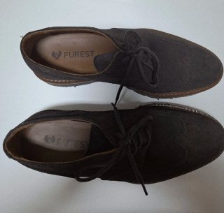 Zapatos de vestir hombre ante marrón 41