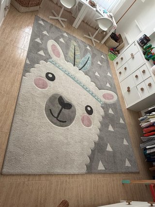 Alfombra infantil Llama