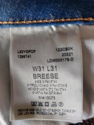 Lee Jeans Breese W31 L31