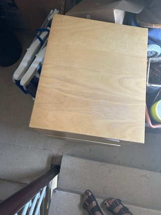 2 Mesitas de noche Ikea madera