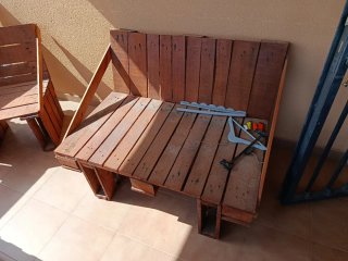 Muebles de palets para exterior