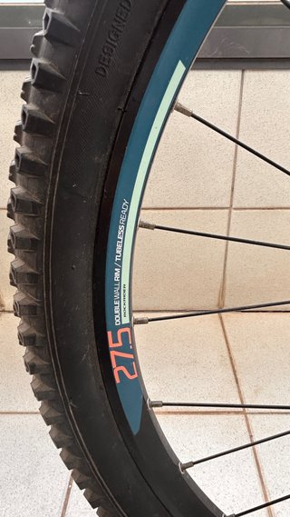 Bicicleta Montaña Rockrider Azul