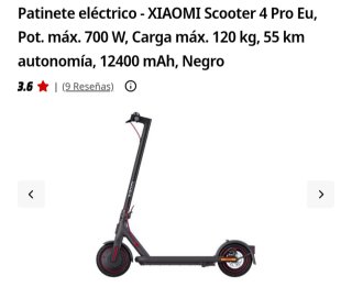 Patinete Eléctrico Xiaomi