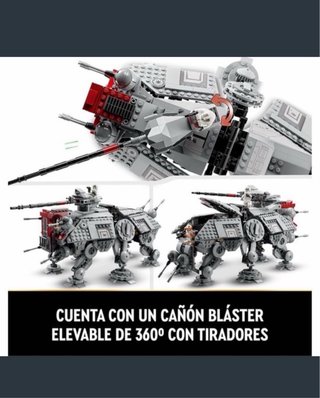 Bloque construcción AT-TE Walker Star Wars