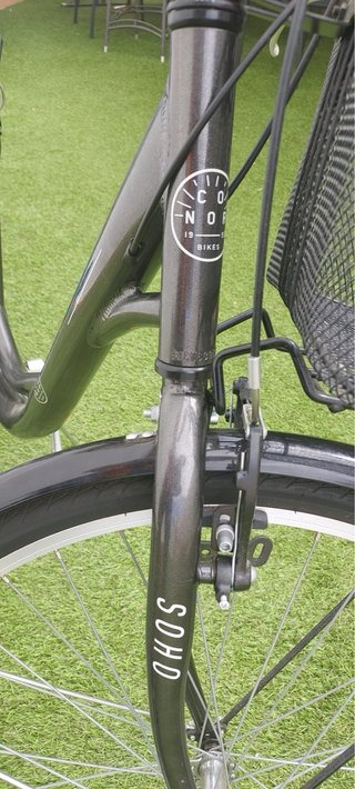 Bicicletas urbanas negras