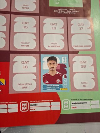 Álbum Mundial FIFA 2026 Panini con 20 cromos