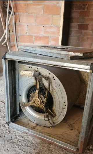Ventilador centrífugo industrial
