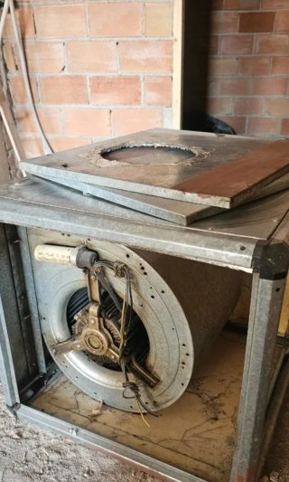 Ventilador centrífugo industrial
