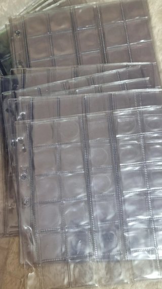3 Álbumes Monedas + 30 hojas variadas