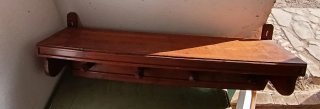 Percha Madera Maciza Hecha a Mano