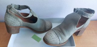 Botín verano "Loreak Median"n38 gris topo/beige