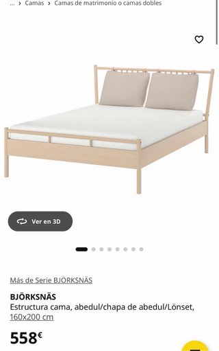 Cama y colchón excelente calidad poco uso.  20 cm