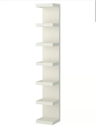 Estantería blanca de madera LACK