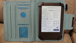eBookTolino Shine 6"  con funda y cable