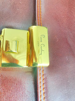 Portafolios Pierre Cardin Marrón Cuero