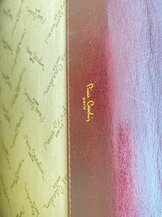 Portafolios Pierre Cardin Marrón Cuero