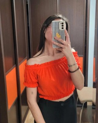 Top Corto Naranja