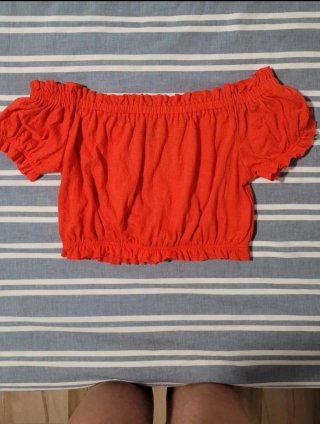 Top Corto Naranja