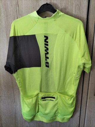 Maillot Ciclismo Hombre Btwin Amarillo Neón