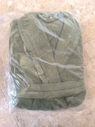 Albornoz verde marino nuevo