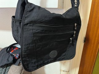 Bolso bandolera unisex negro