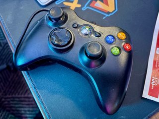 Mando Xbox 360 Negro Cableado PC