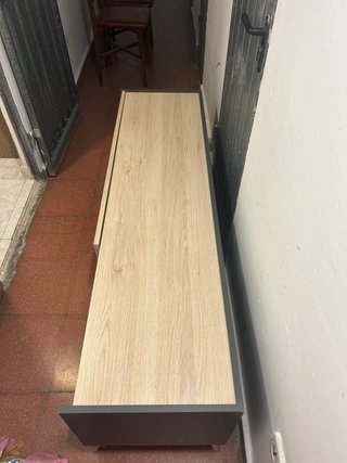 Mueble TV Roble y Gris