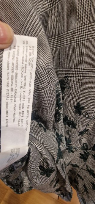 Vestido Zara estampado
