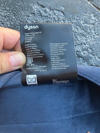 Custodia termica Dyson Corrale velluto nero