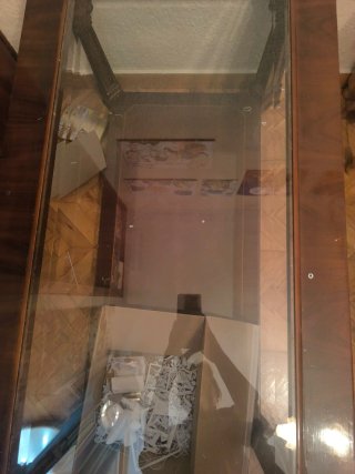 Mesa de centro madera y cristal