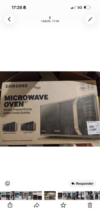 Microondas Samsung Blanco