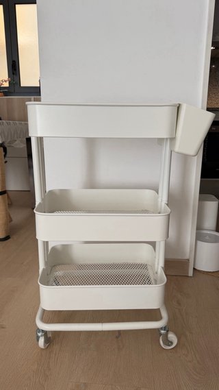 Carrito Auxiliar Ikea RÅSKOG Blanco