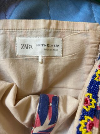 Top niña Zara estampado floral