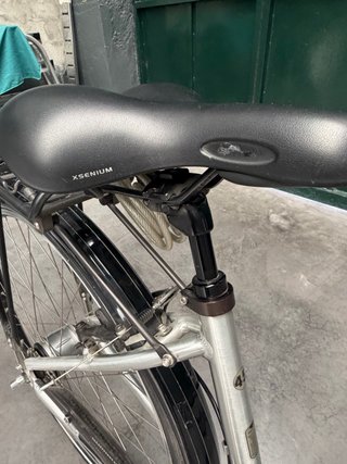 Bicicleta Volkswagen de ALUMINIO CEPILLADO.