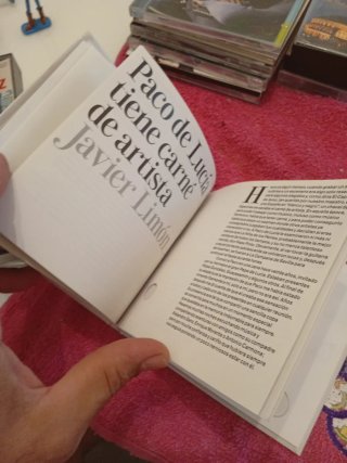 Libro Entre 20 Aguas Paco de Lucía