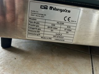 Barbacoa a gas orbegozo FO 2720